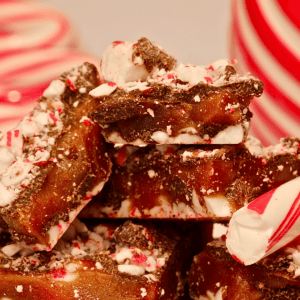 Dark Chocolate Candy Cane English Toffee