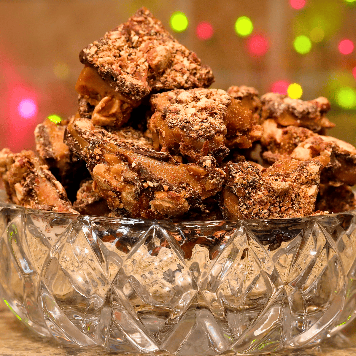 Dark Chocolate Toasted Almond English Toffee - Image 2
